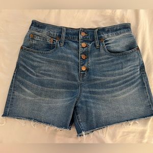 Madewell Denim Shorts SZ 28 -High Rise